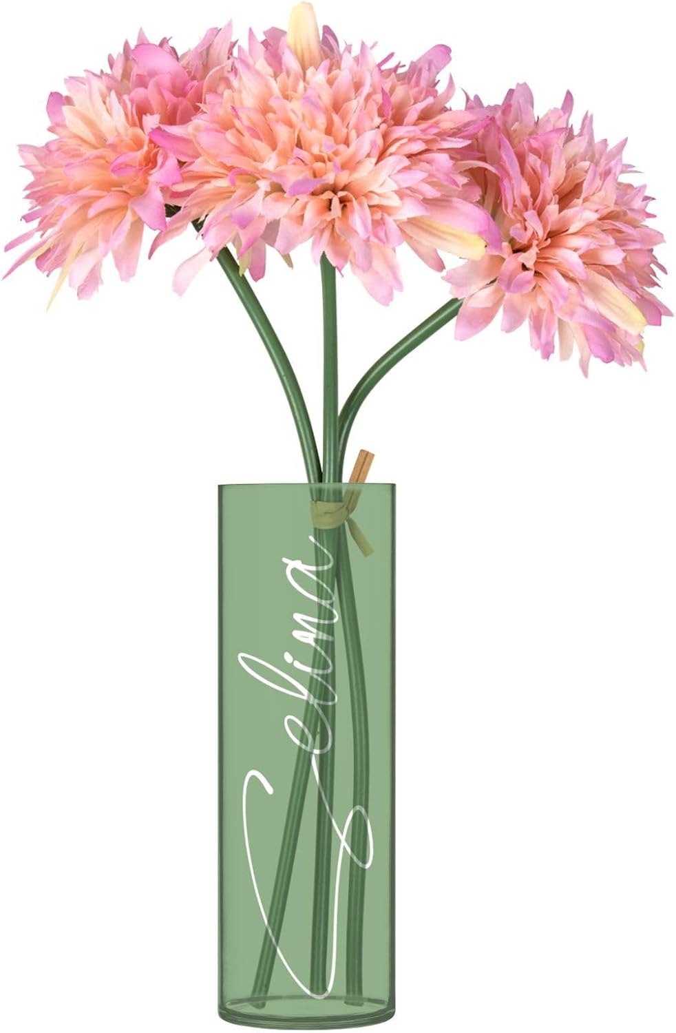 J JOYSAY Custom Sage Green Vase for Centerpieces