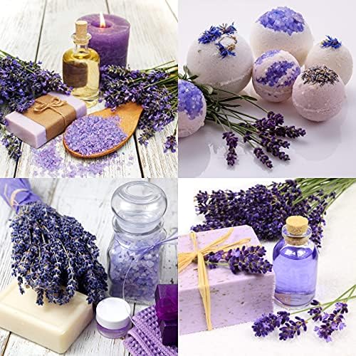 8 Cups Lavender in Large Glass Bottle Highland Dried Lavender Buds