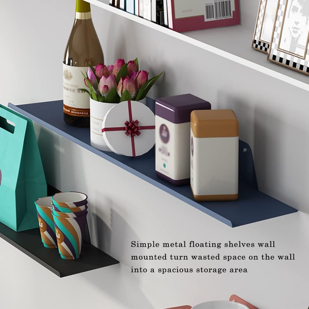 Exquisite Floating Metal Wall Shelf for Bathroom and Bedroom