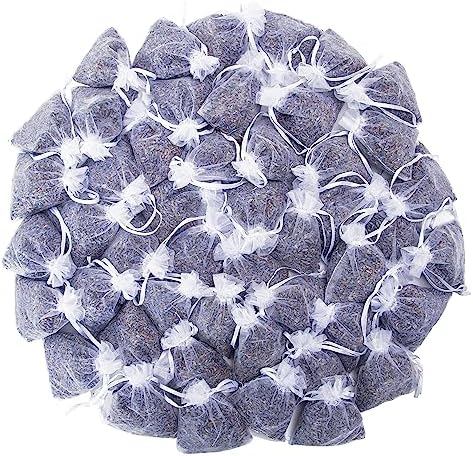French Lavender Sachets Set of 48 for Closets and Drawers