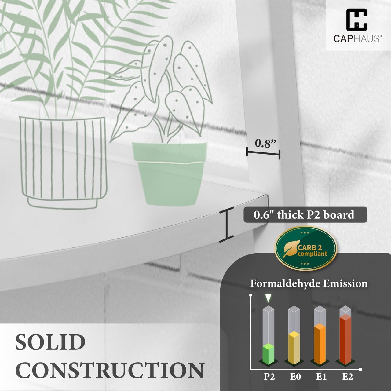 CAPHAUS 6-Tier Corner Shelf Stand with Metal Frame