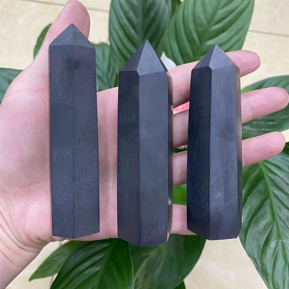 KatLin Natural Mountain Cap Stone Crystal Obelisk Decor