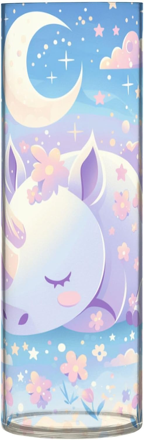 Purple Cartoon Rhino Plastic Flower Vase 118 x 39 Inch