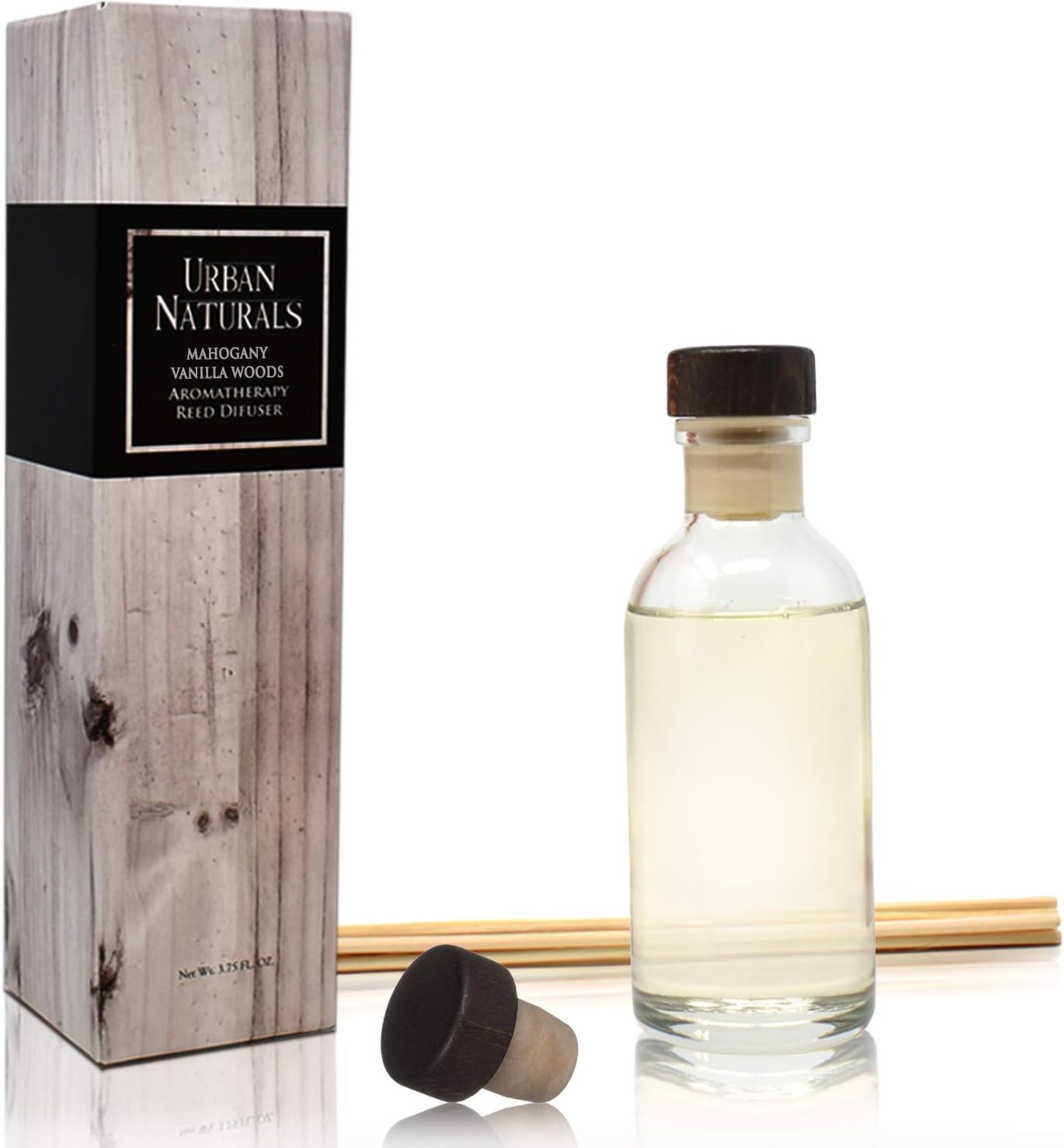 Urban Naturals Mahogany Vanilla Reed Diffuser Refill Bundle