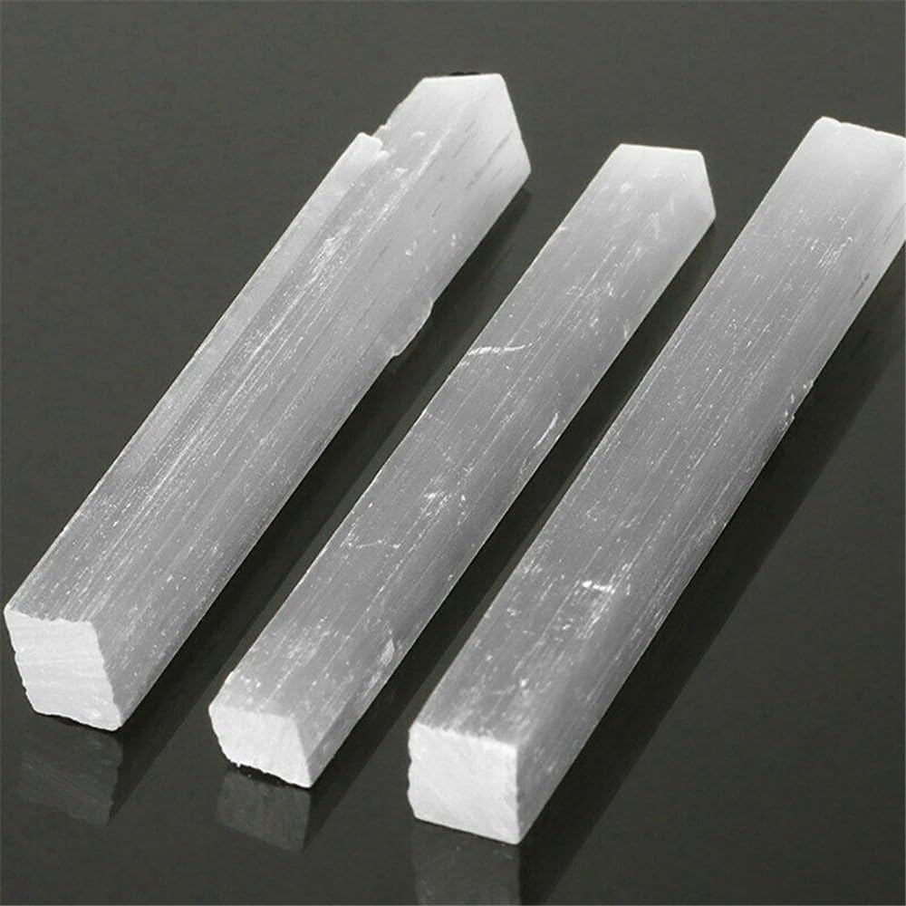 KatLin Natural Selenite Strip Transparent Gypsum Stick Long White Protective Power Ornaments