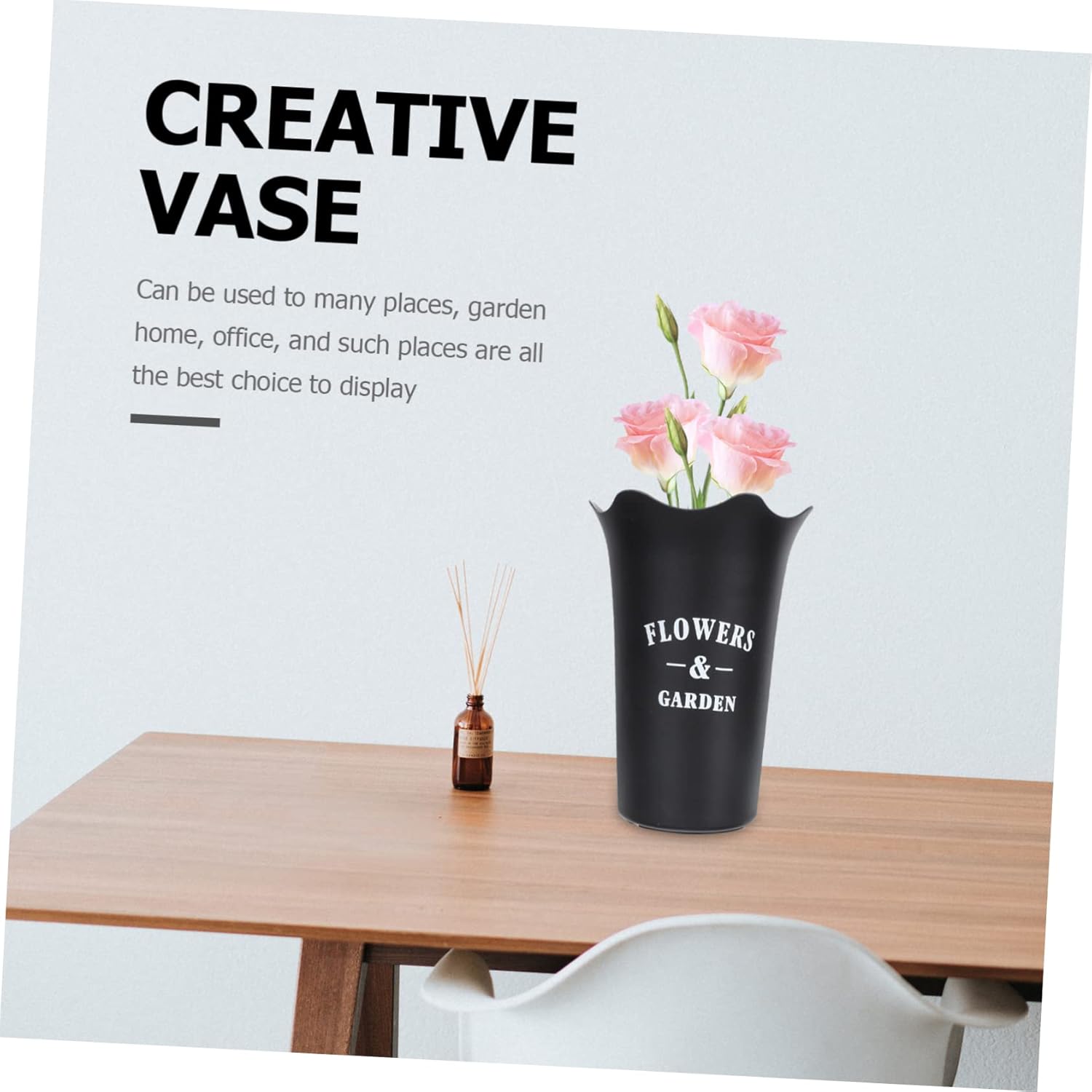 Cute Flower Arranging Bucket Vase for Dried Flowers