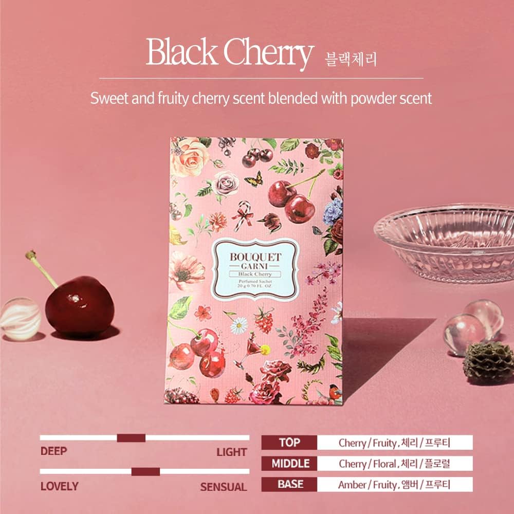 Black Cherry Fragrance Sachets 20g Each 2 Count