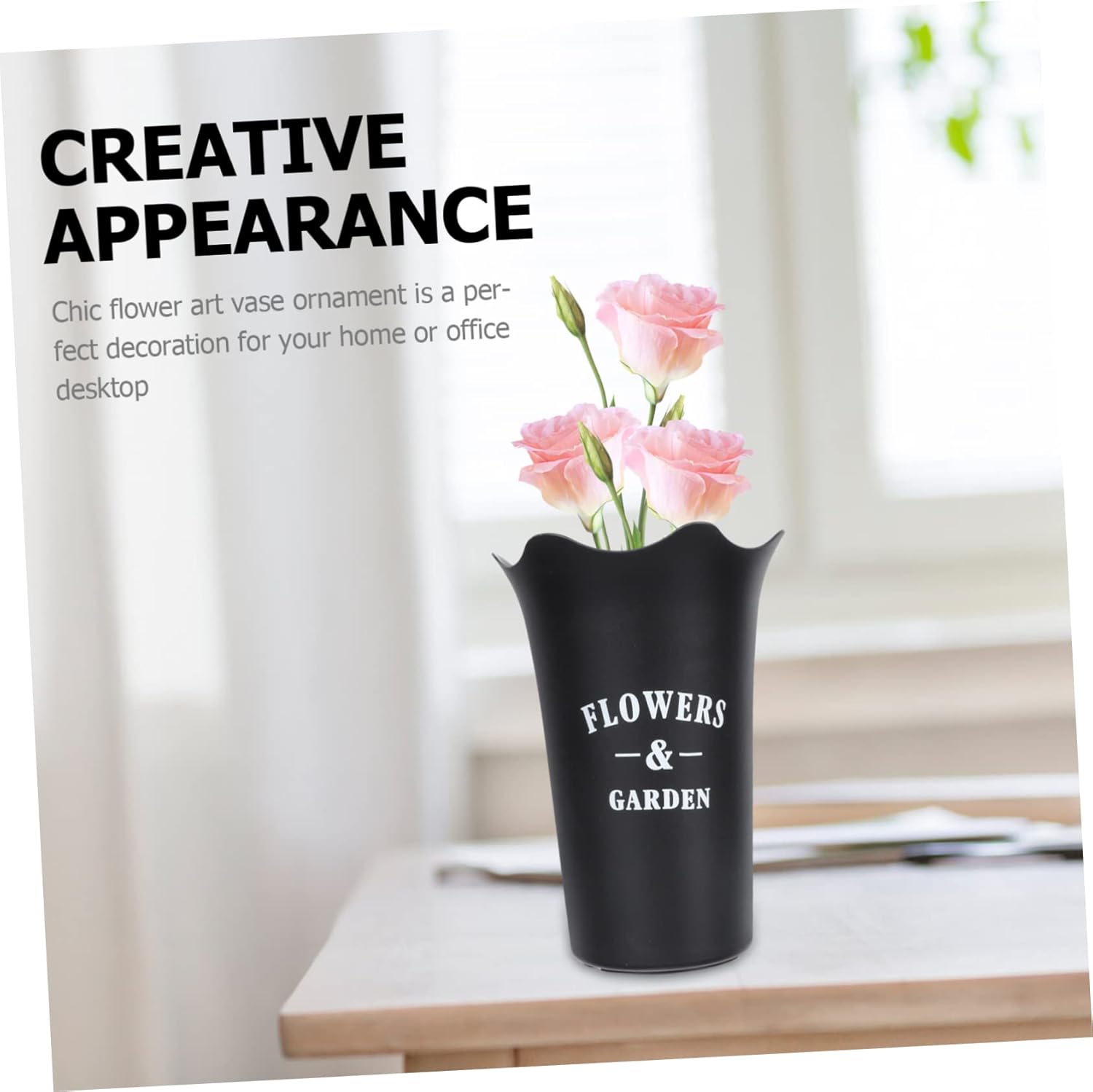 Cute Flower Arranging Bucket Vase for Dried Flowers