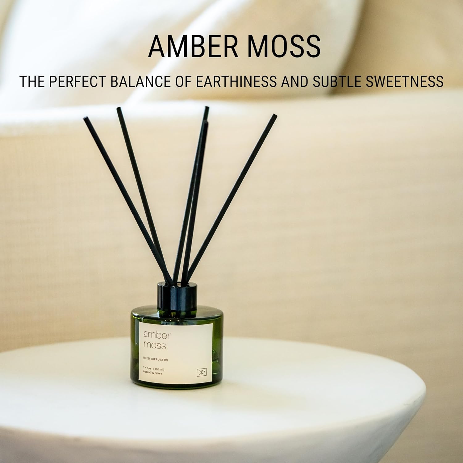 Craft Kin Amber Moss Reed Diffuser 34oz