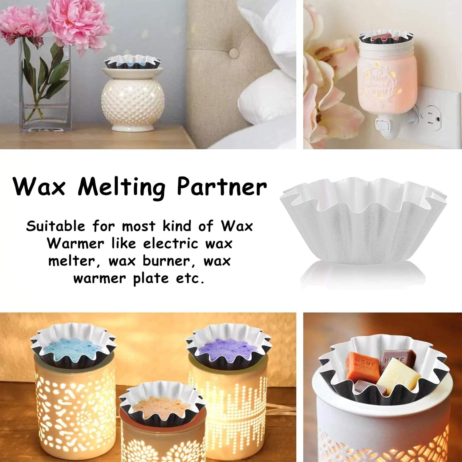 JuoPool 50 Wax Melt Warmer Liners