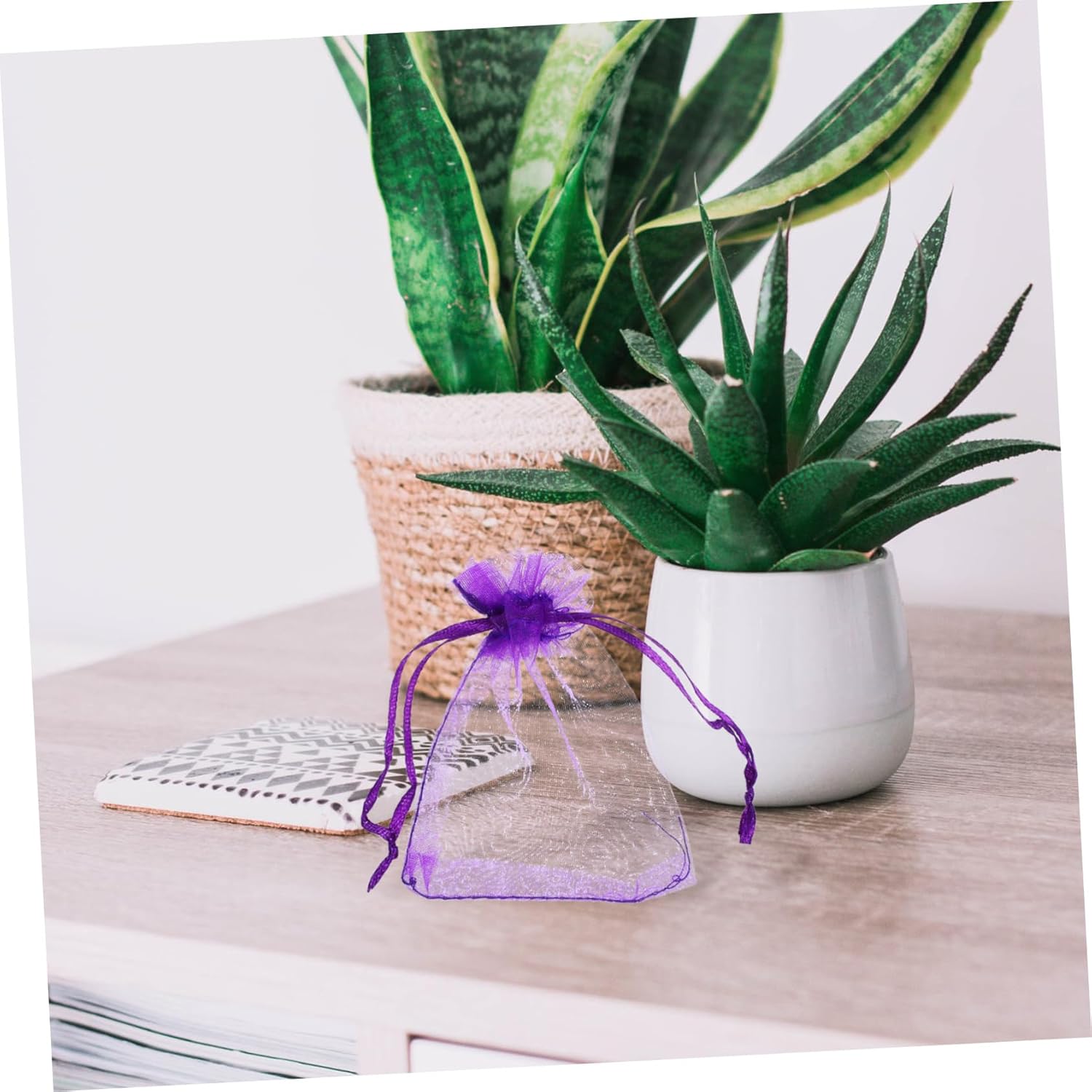 STOBAZA 500pcs Lavender Sachet Bags for Storage and Gifting
