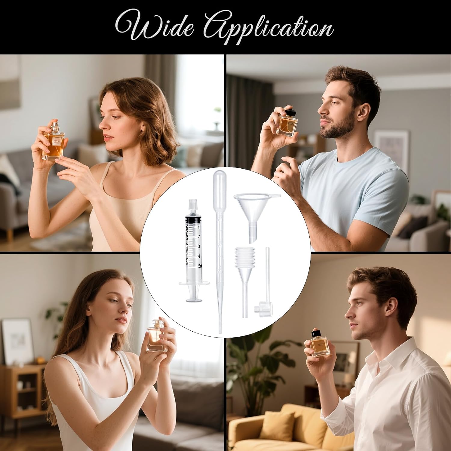 10pcs Perfume Refill Tool Kit for Travel and Home Use