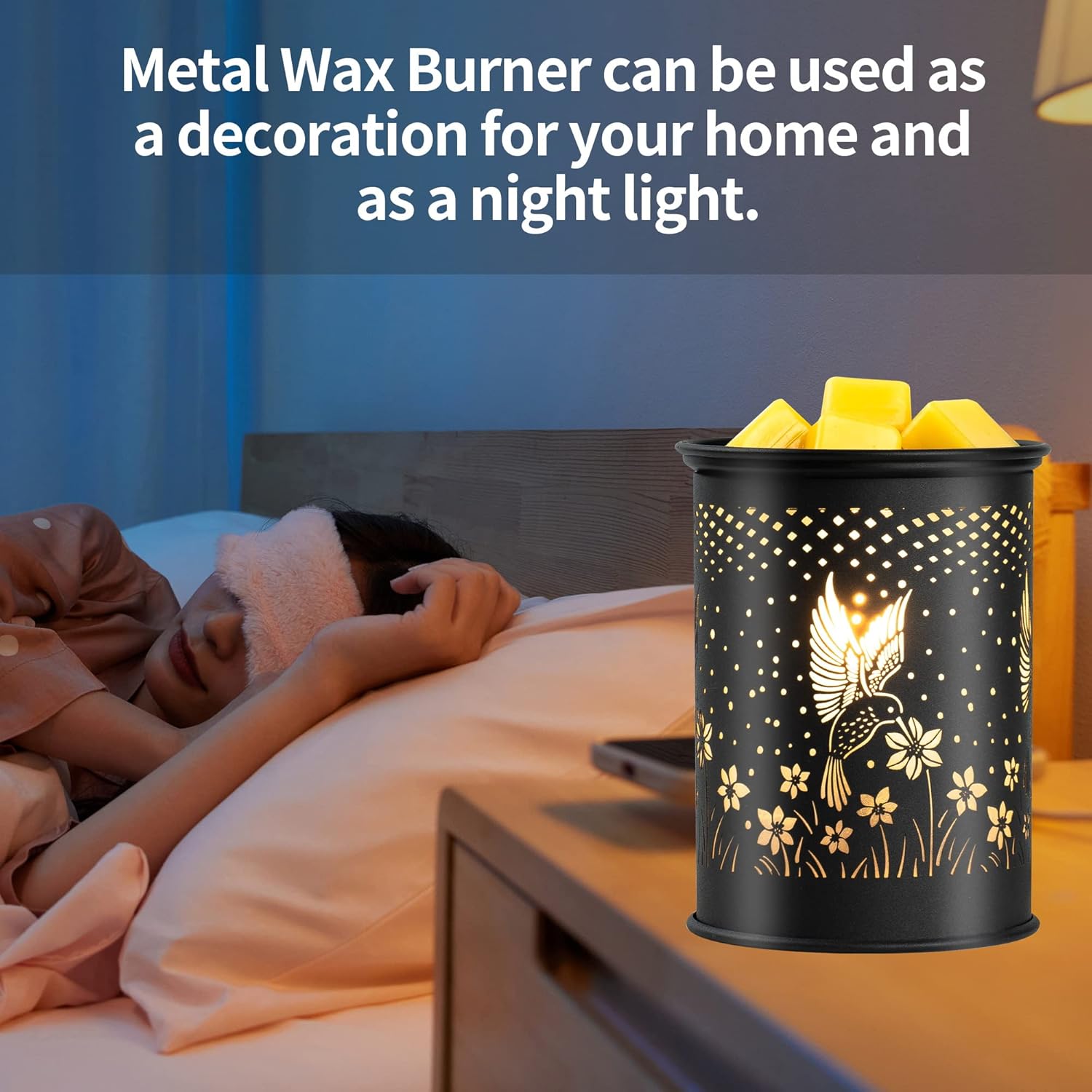 Mocosa Wax Melt Warmer with Hummingbird Design