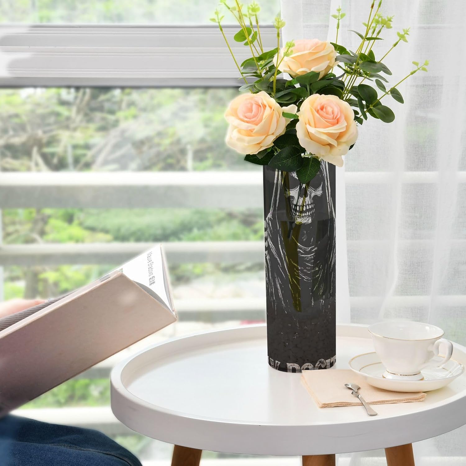 Death God Skull Plastic Vase Decorative 118x39 Inch