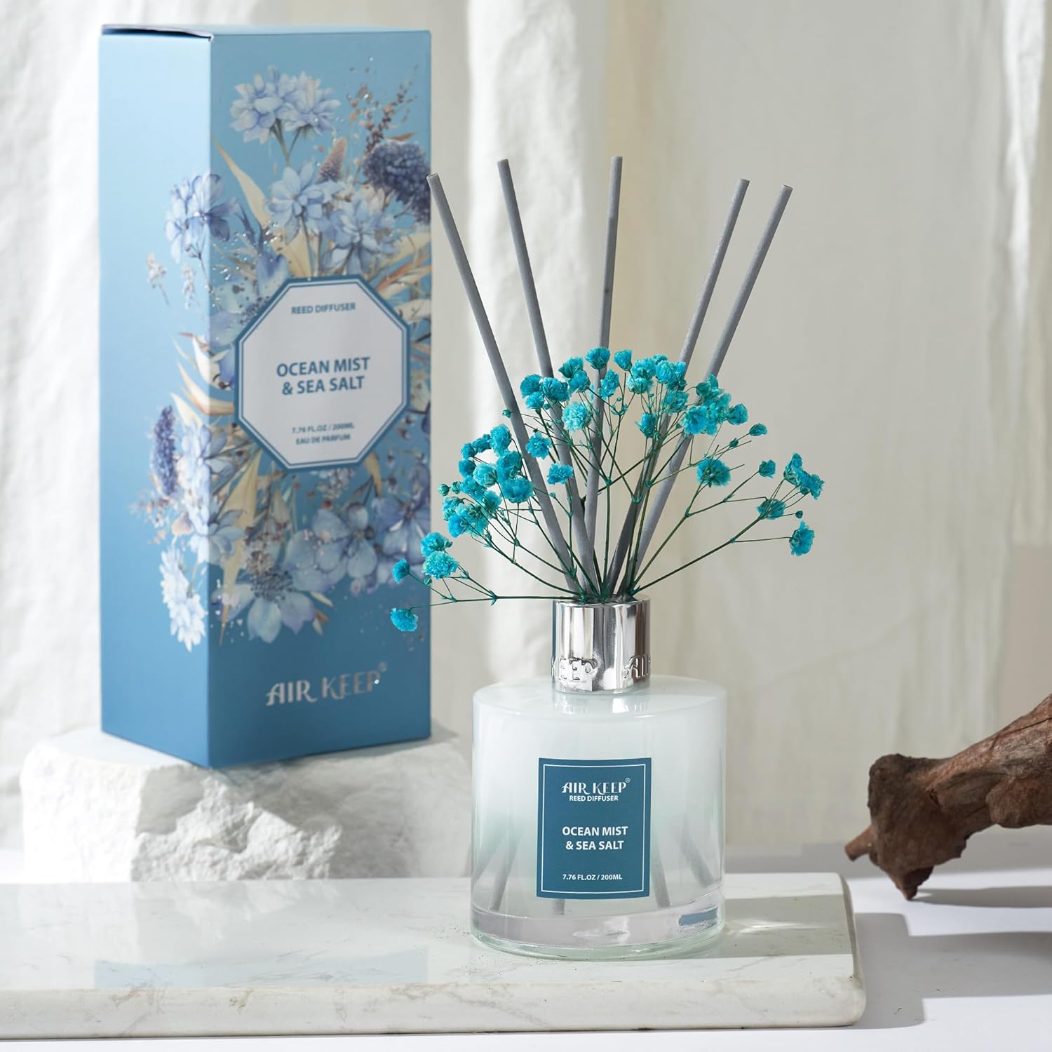 Airkeep Reed Diffuser Set Ocean Mist Sea Salt