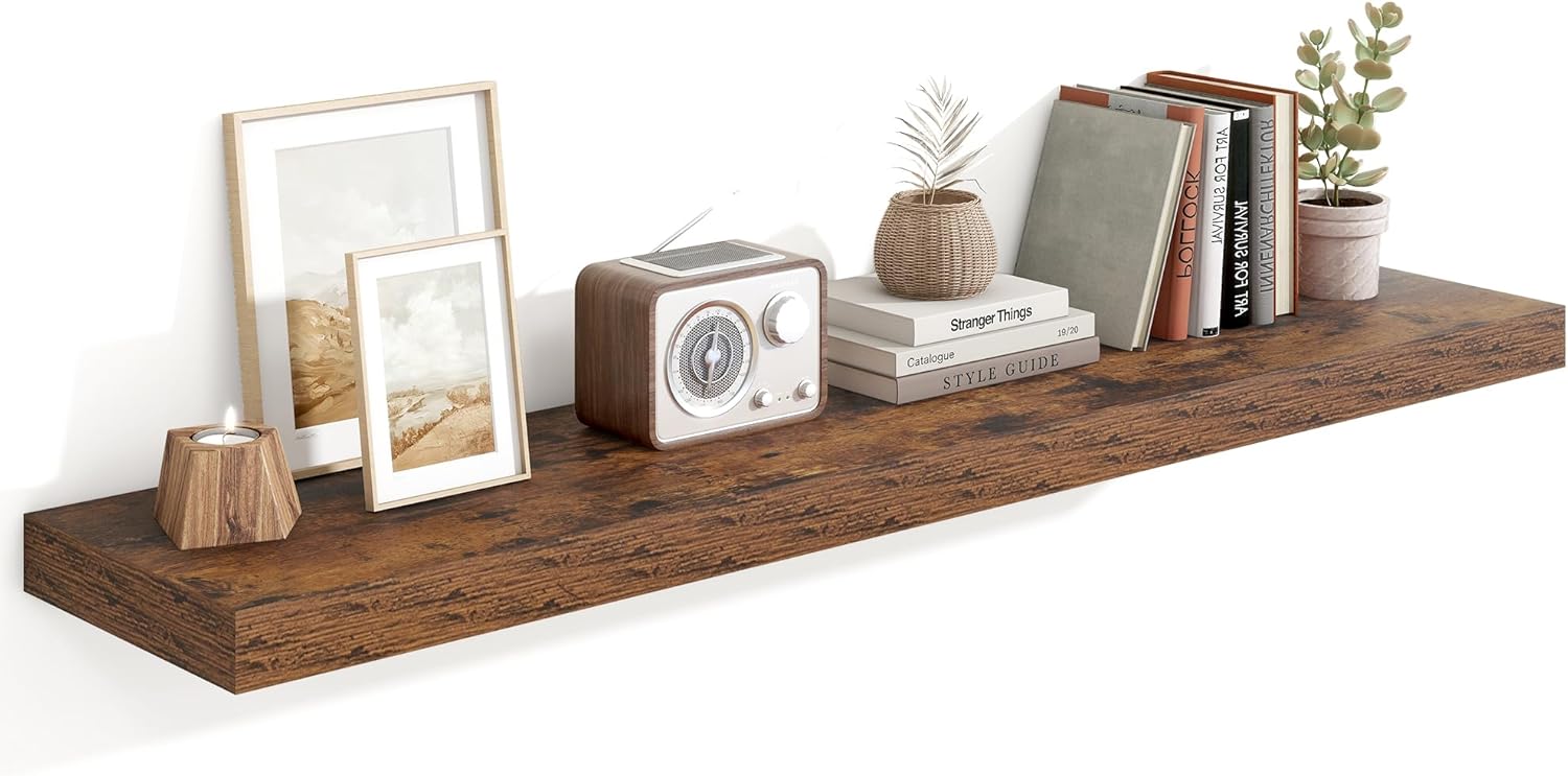 55 Inch Floating Shelf Wall Mount Storage Display
