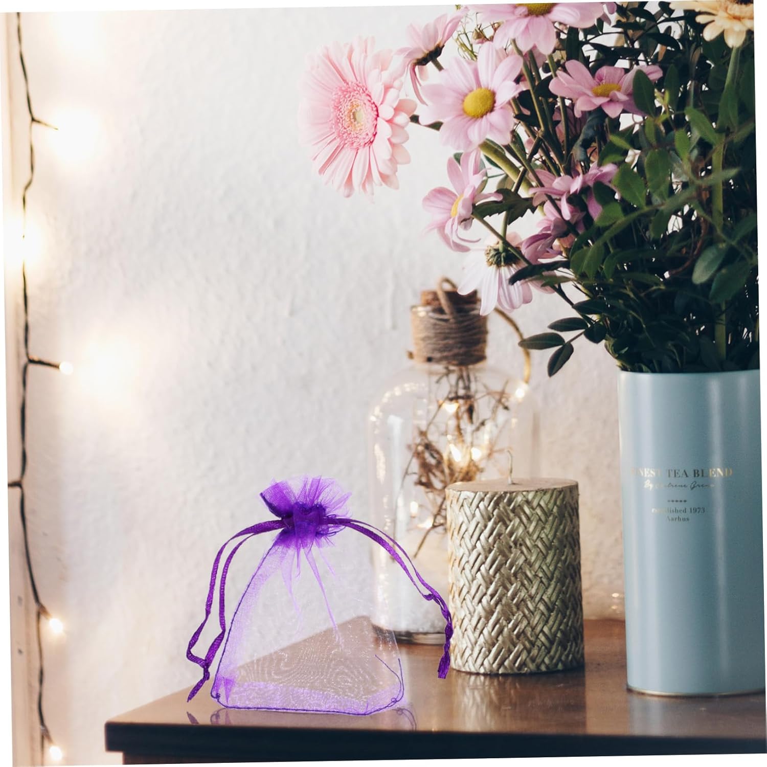 STOBAZA 500pcs Lavender Sachet Bags for Storage and Gifting