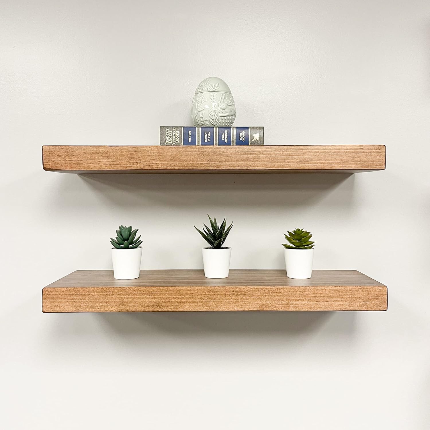 Rustic Floating Shelves Set of 2 Heavy Duty
