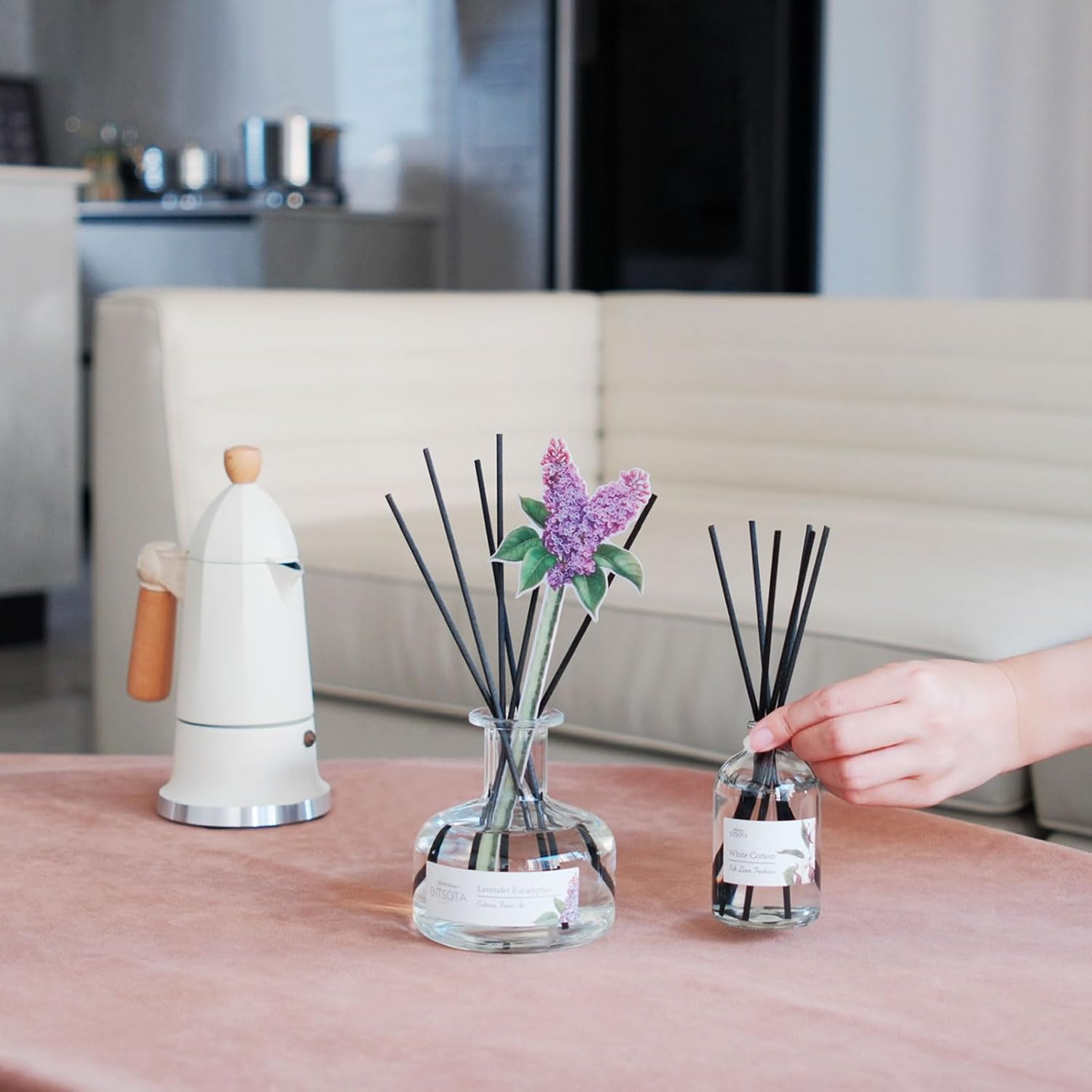 BITSOTA Reed Diffuser Set with 6 Scents and 352 oz
