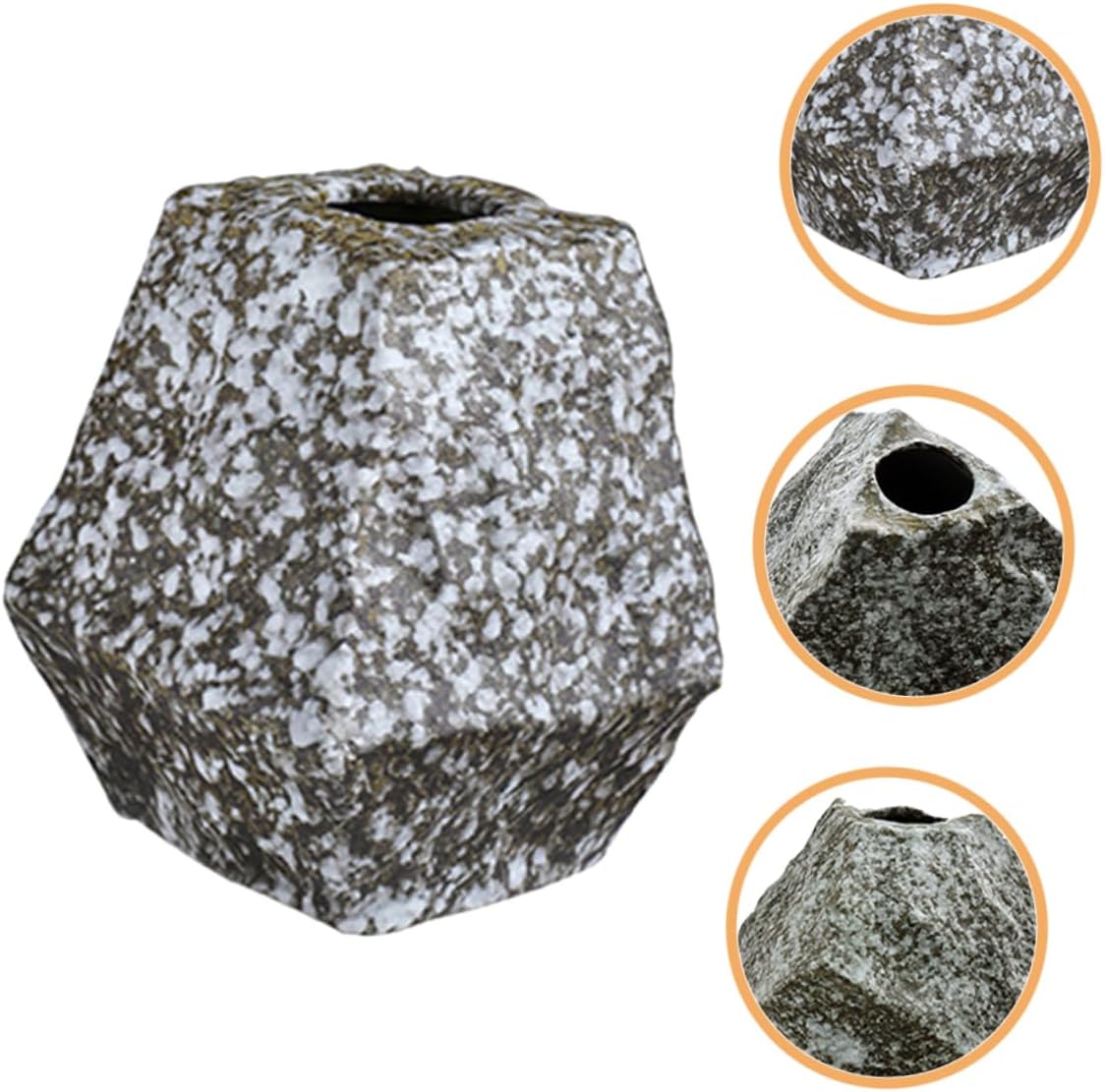 ABOOFAN Modern Ceramic Flower Vase with Irregular Design