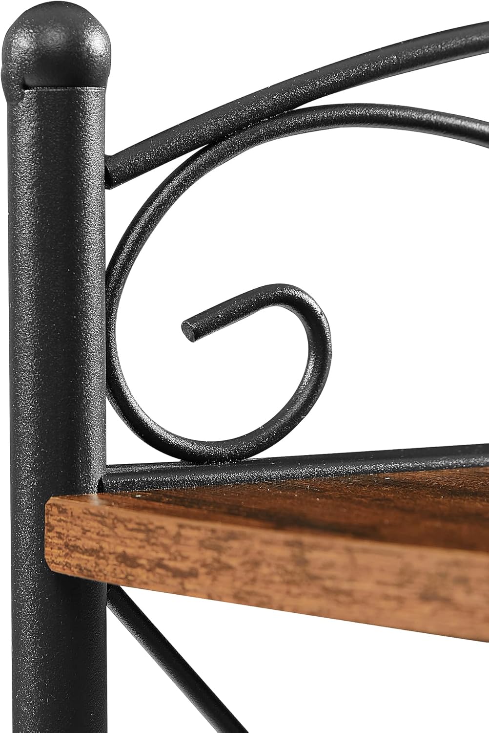 VECELO Corner Table with Storage Shelves