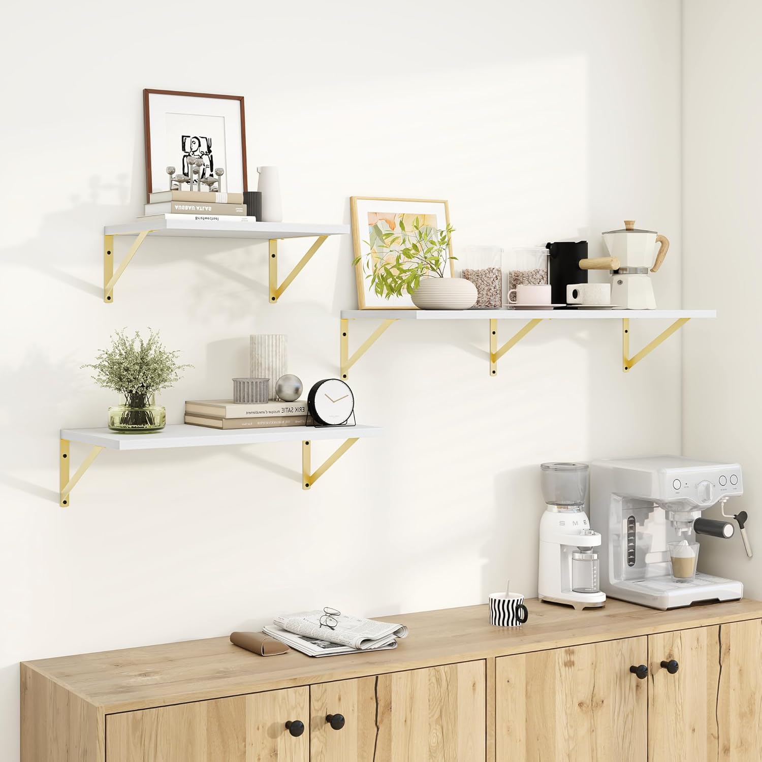 12x16inch Deep Floating Shelf Set of 2 for Wall