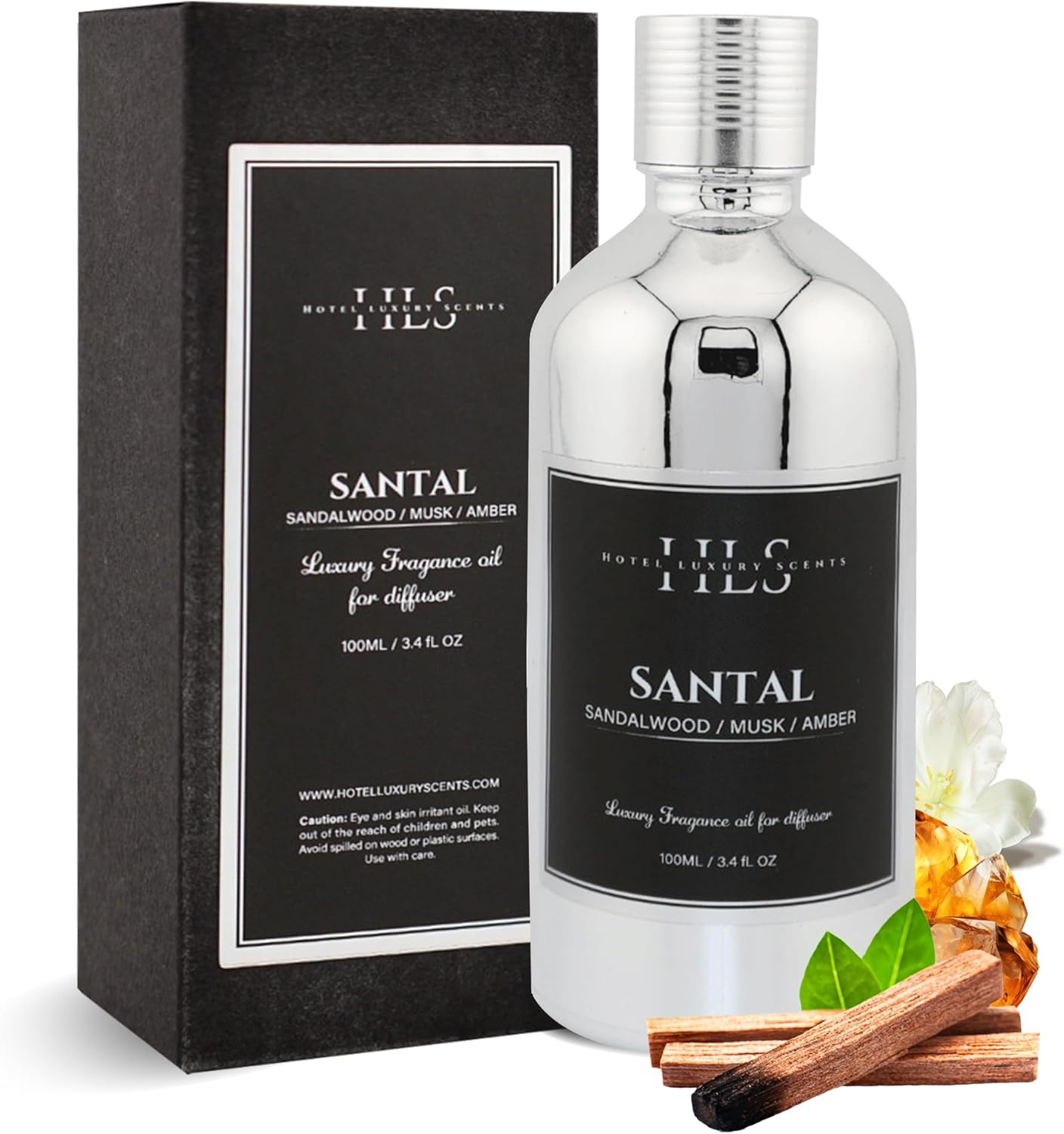 Santal Essential Oils for Diffusers 100ml Luxury Scent Blend
