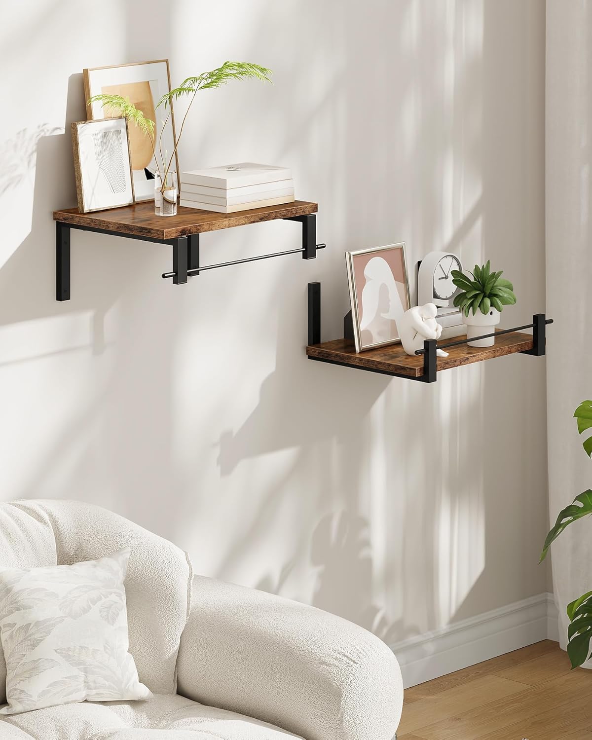 CHOEZON Floating Shelves Set of 2 12 Inch Deep