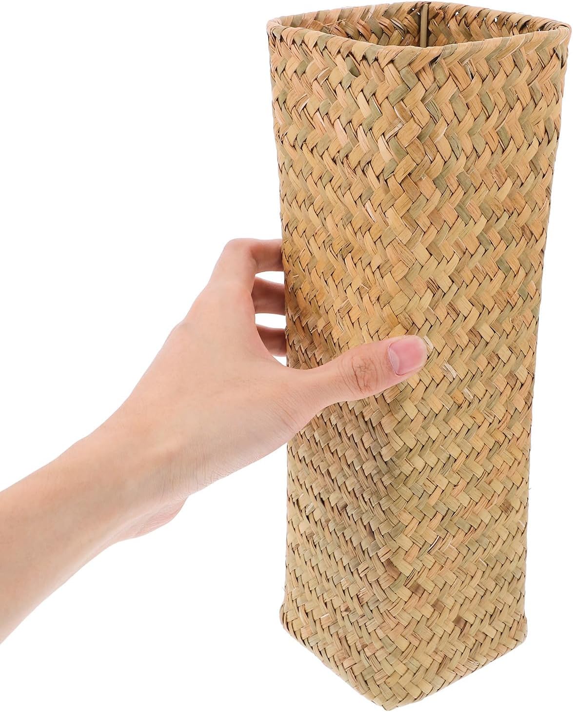 Alipis Natural Seaweed Weave Basket Rattan Vase
