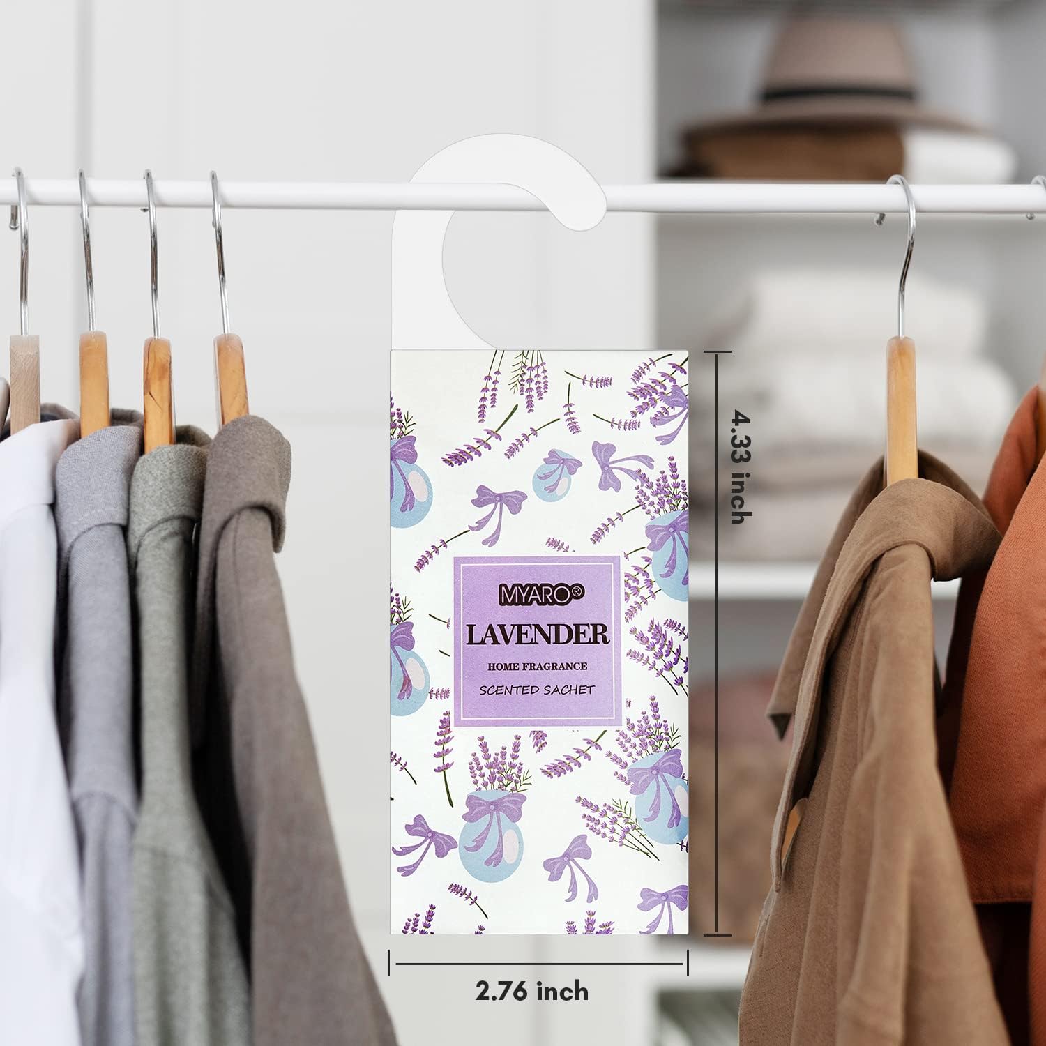 MYARO 12 Pack Scented Sachets for Closets and Drawers
