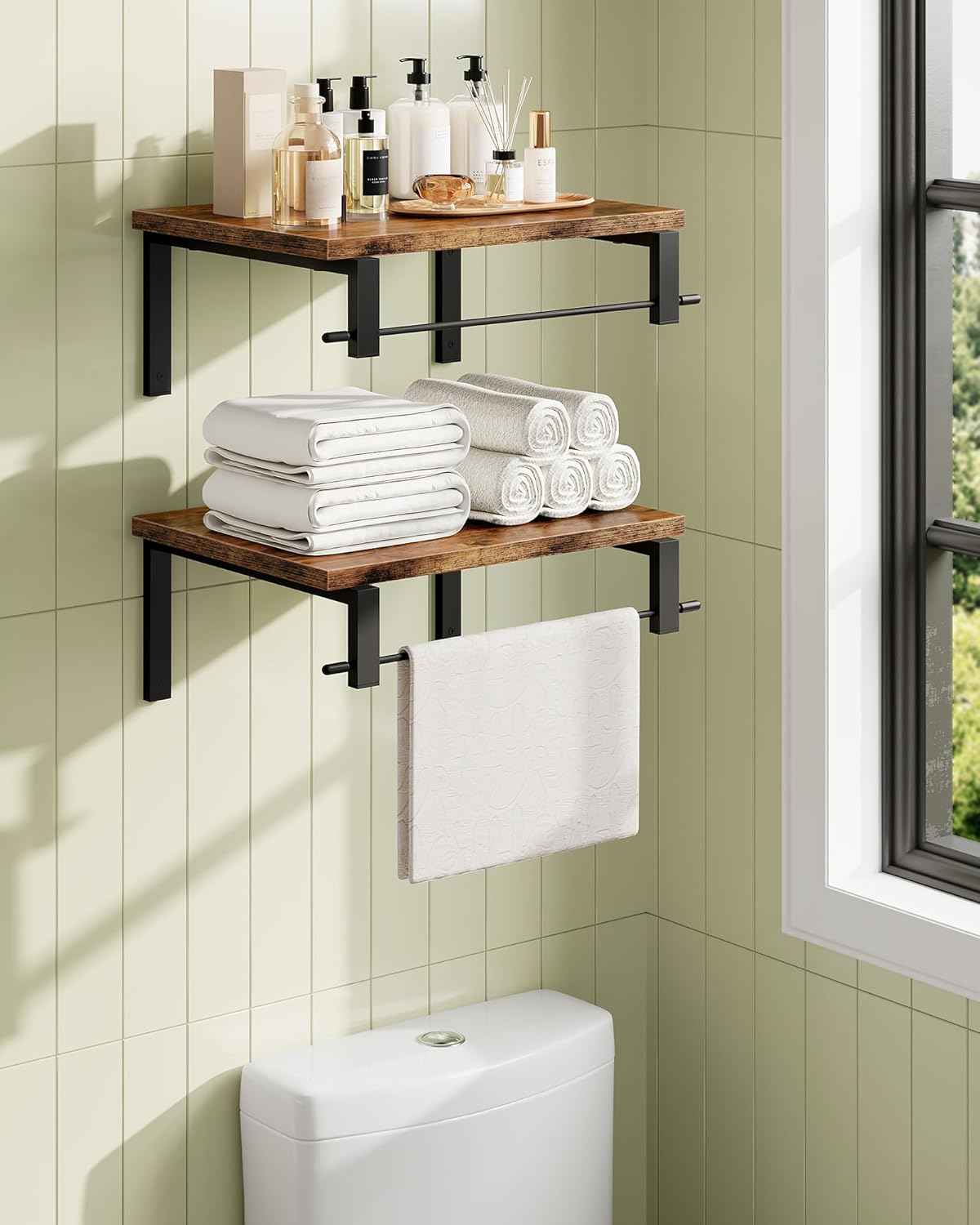 CHOEZON Floating Shelves Set of 2 12 Inch Deep