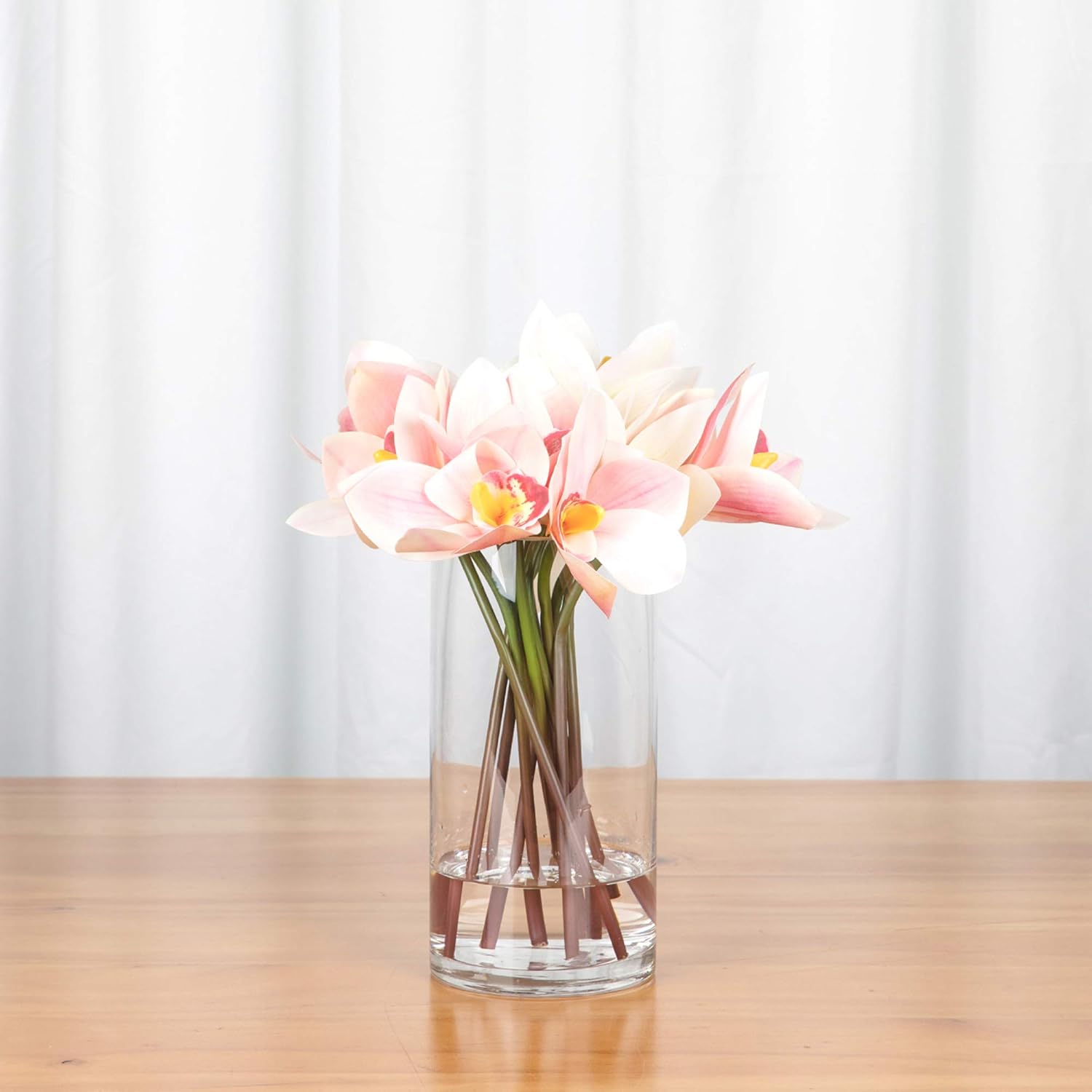 WGVI Quality Thick Cylinder Glass Vase 6 x 8