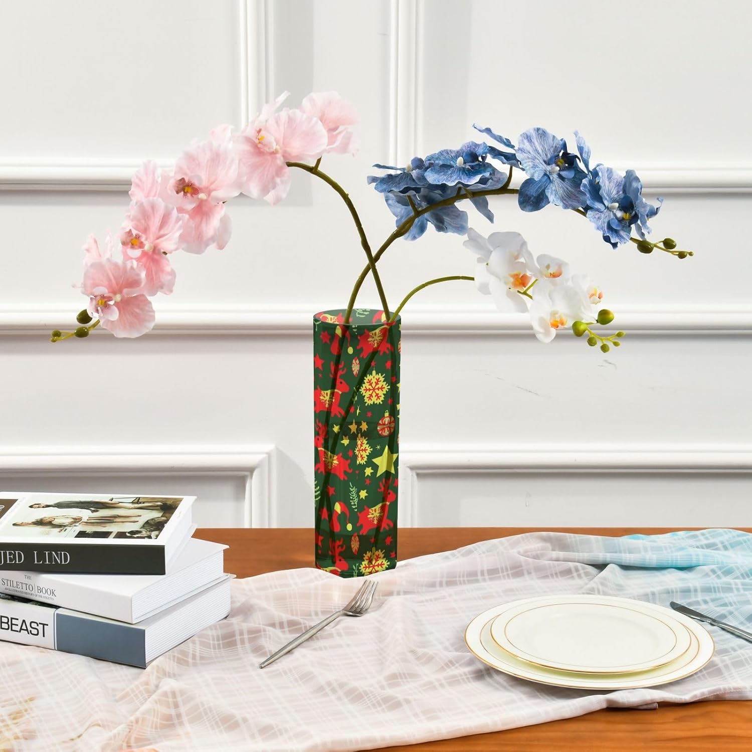 Christmas Deco Ball Deer Floating Candle Holder 118 x 39 Inch Modern Vase
