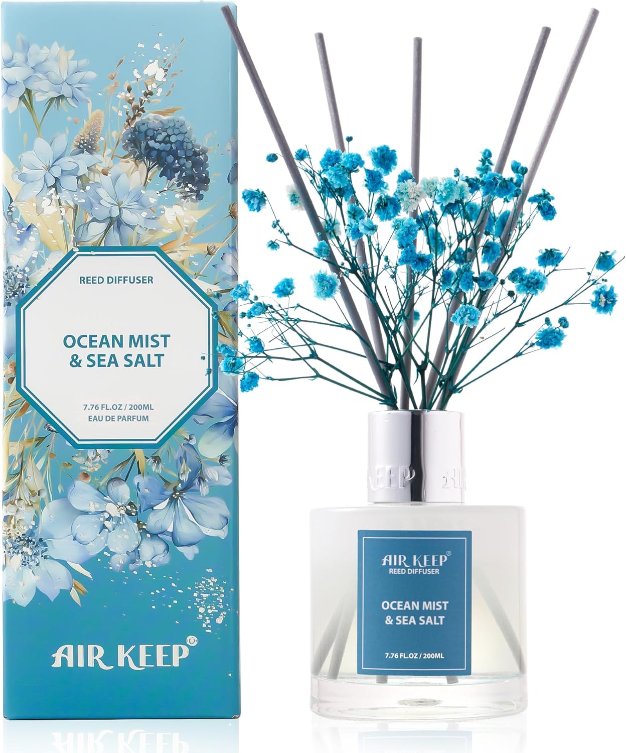 Airkeep Reed Diffuser Set Ocean Mist Sea Salt