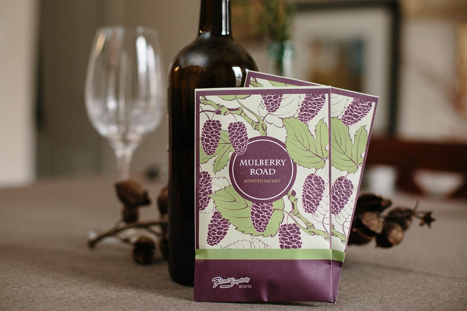 Floral Simplicity Mulberry Road Scented Sachets Pack of 6