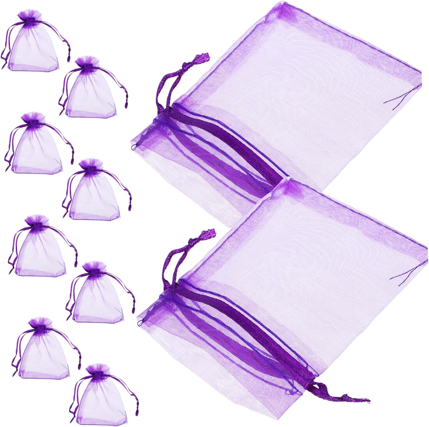 STOBAZA 500pcs Lavender Sachet Bags for Storage and Gifting
