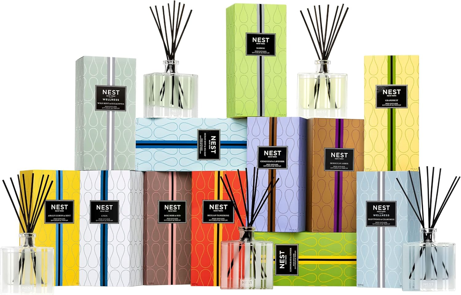 NEST New York Reed Diffuser Amalfi Lemon Mint