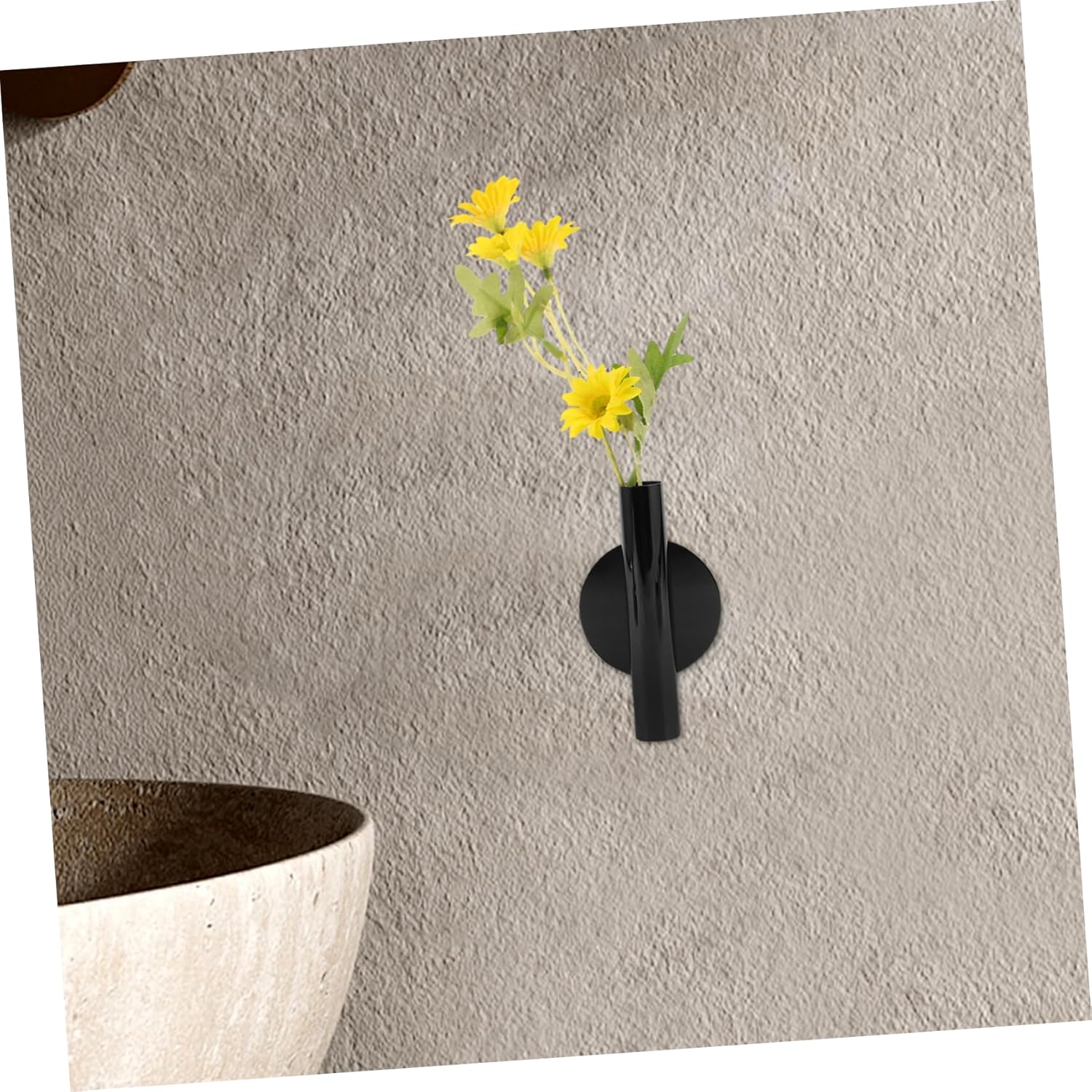 Zerodeko 2pcs Wall Mounted Metal Flower Vase Tubes