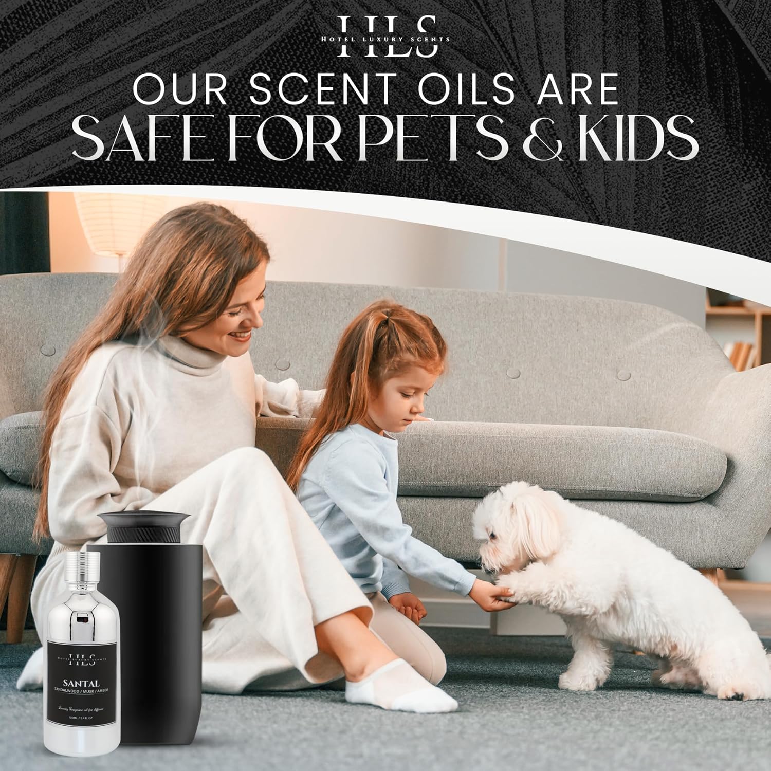 Santal Essential Oils for Diffusers 100ml Luxury Scent Blend