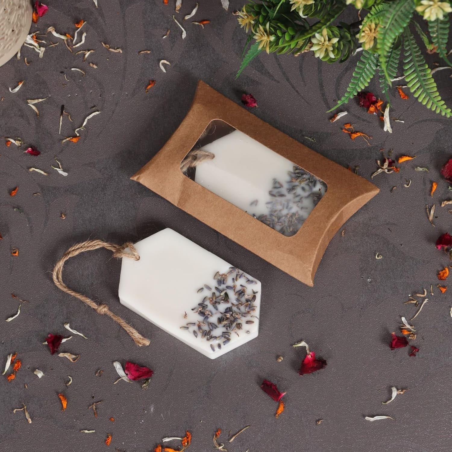 Handmade Wax Sachets with Rose Lavender Lemongrass Scents