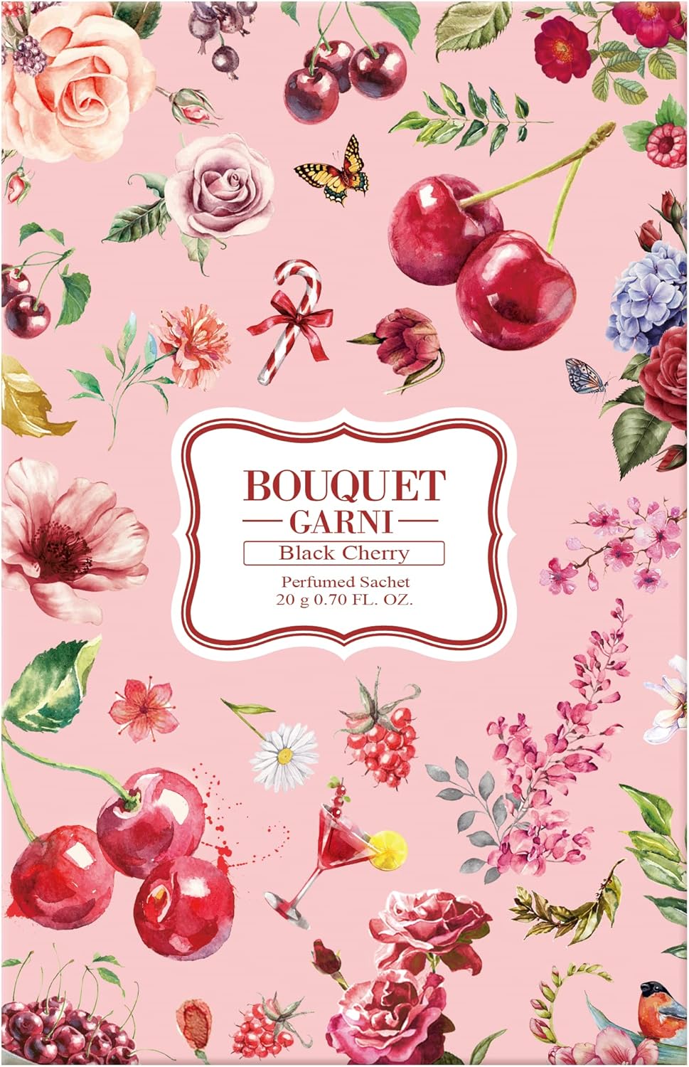 Black Cherry Fragrance Sachets 20g Each 2 Count