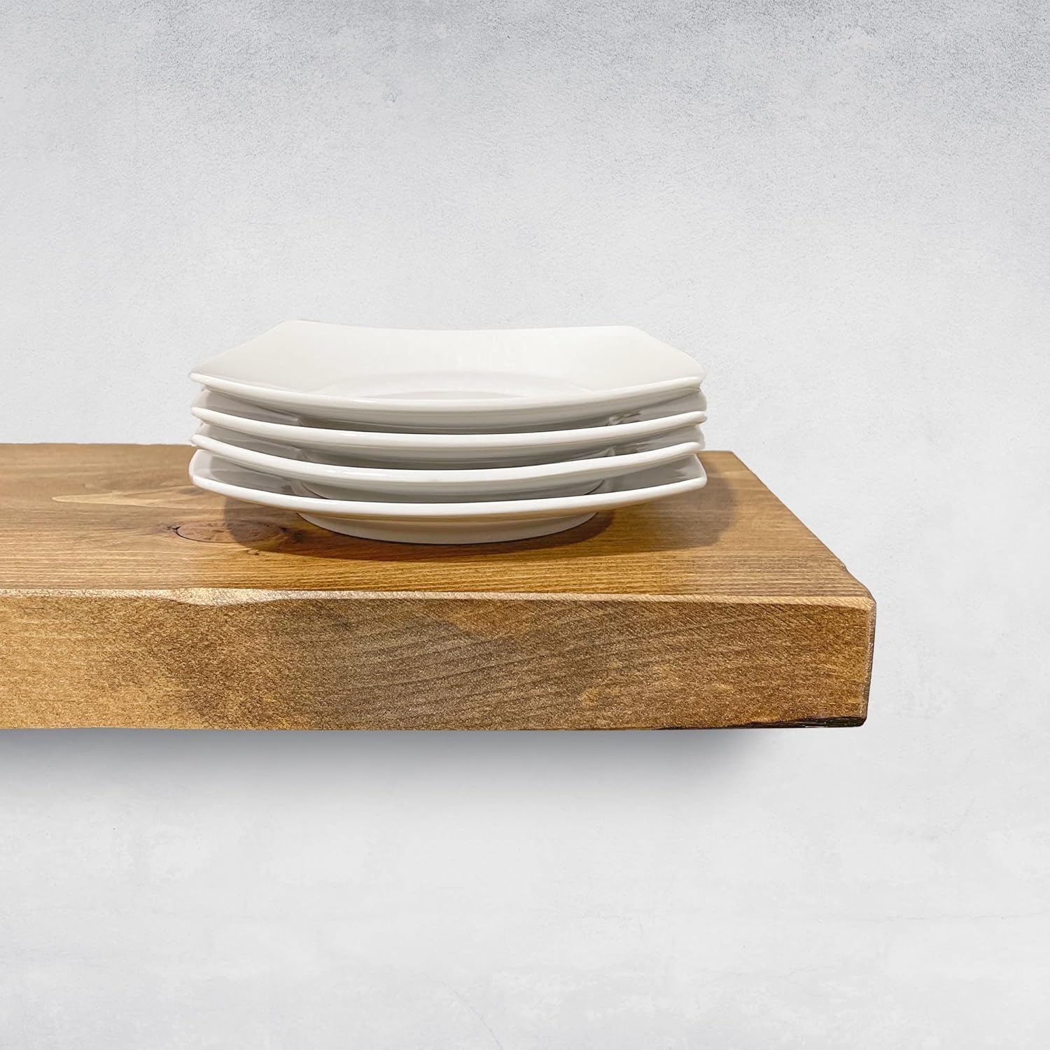 Rustic Floating Shelves Set of 2 Heavy Duty