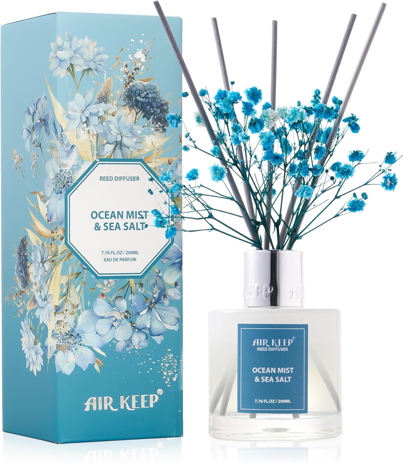 Airkeep Reed Diffuser Set Ocean Mist Sea Salt