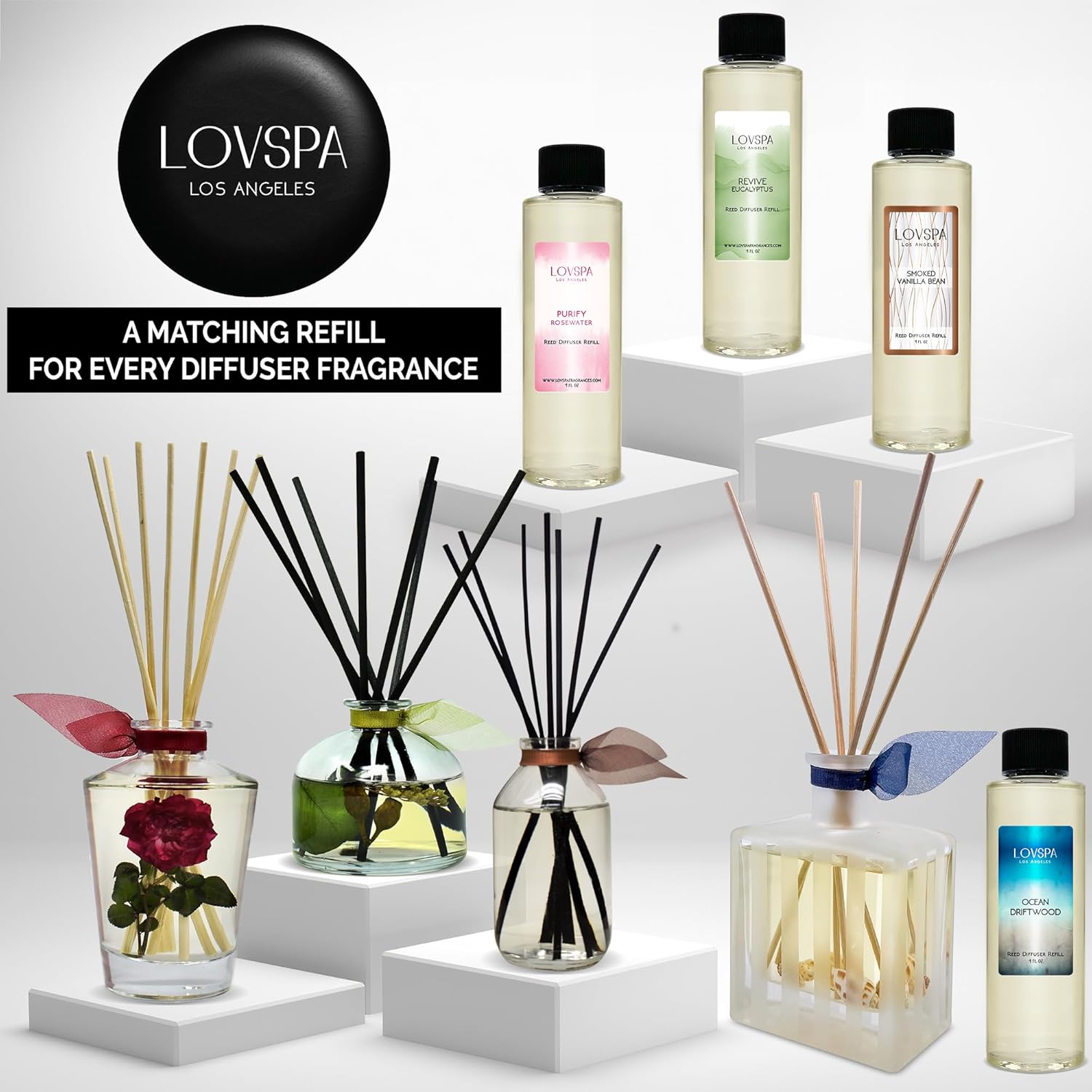 LOVSPA Soothe Tahitian Vanilla Diffuser Oil Refill 4 oz