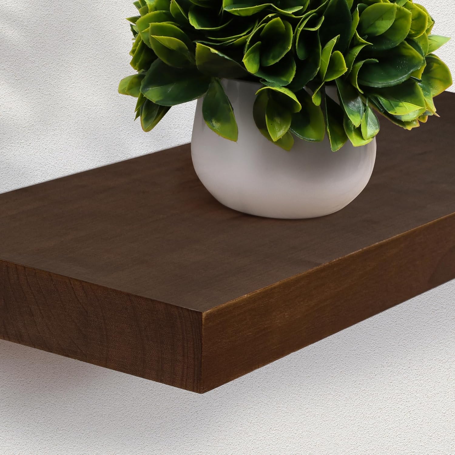 Axeman Floating Shelves 2 Pack 8 Inch Deep Walnut