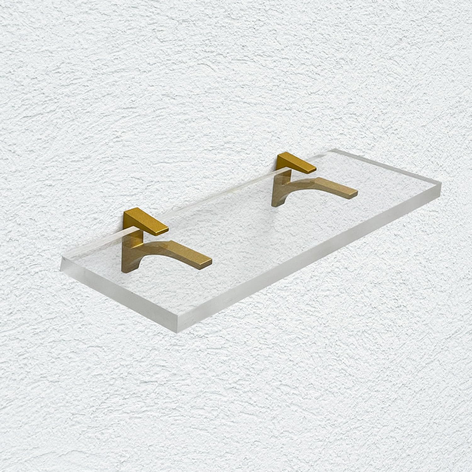 Clear Acrylic Floating Shelves Pack of 2