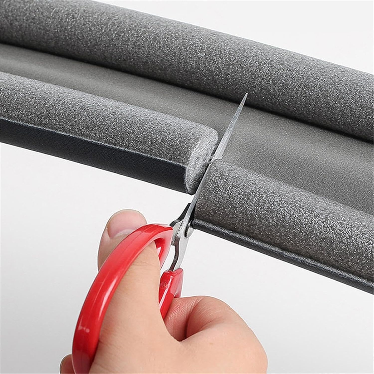Adjustable Door Draft Stopper - 366 Inch Gray