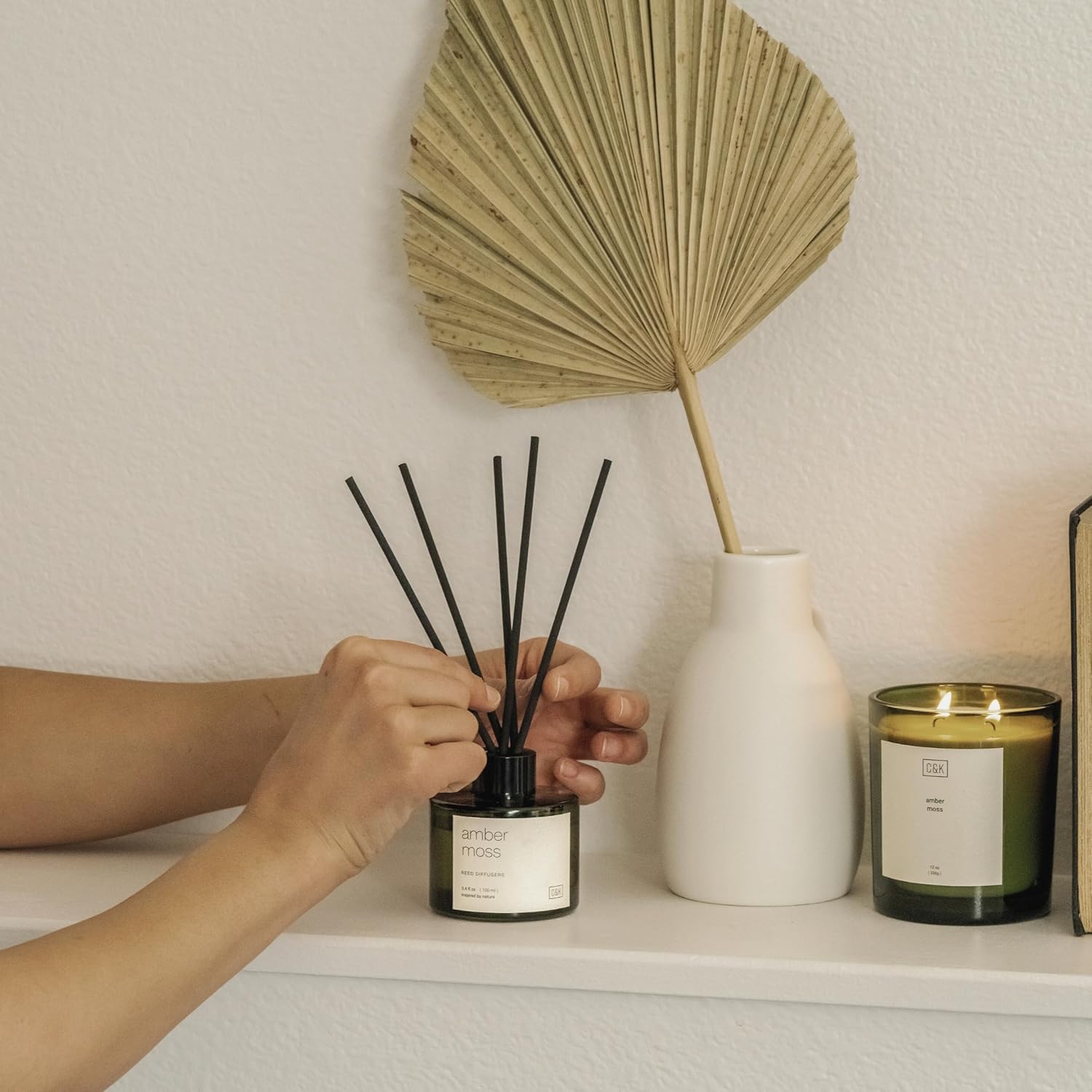 Craft Kin Amber Moss Reed Diffuser 34oz