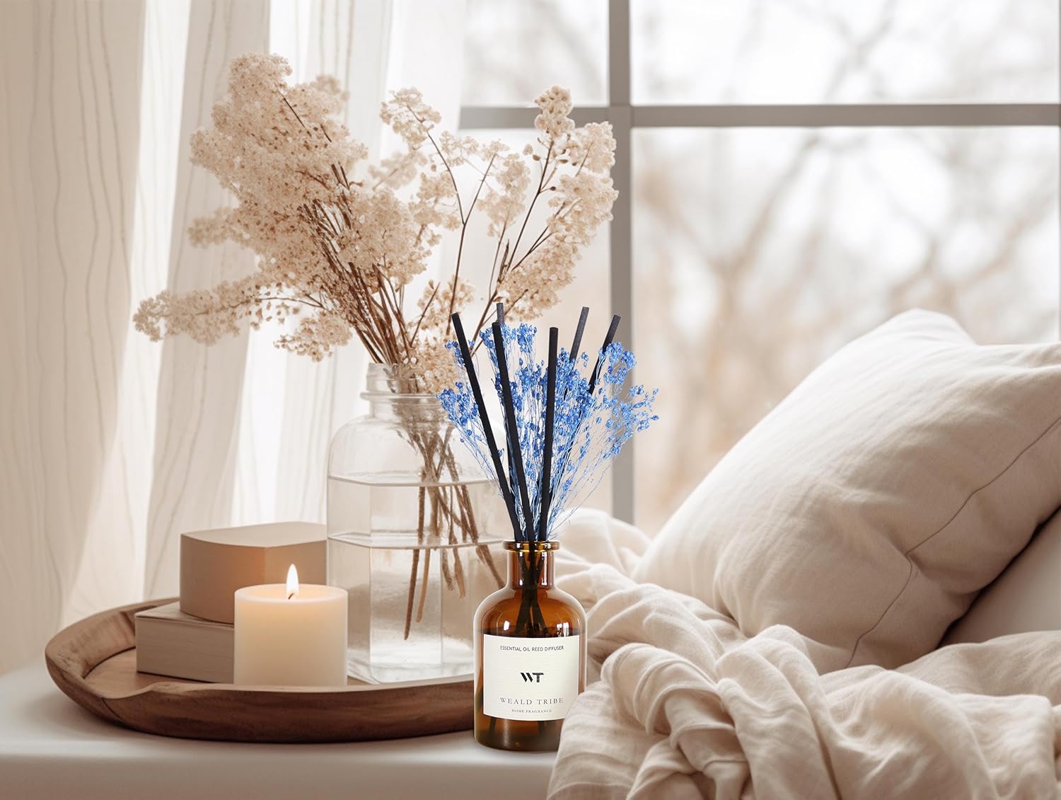 WEALD TRIBE Ocean Mist Sea Salt Reed Diffuser Set