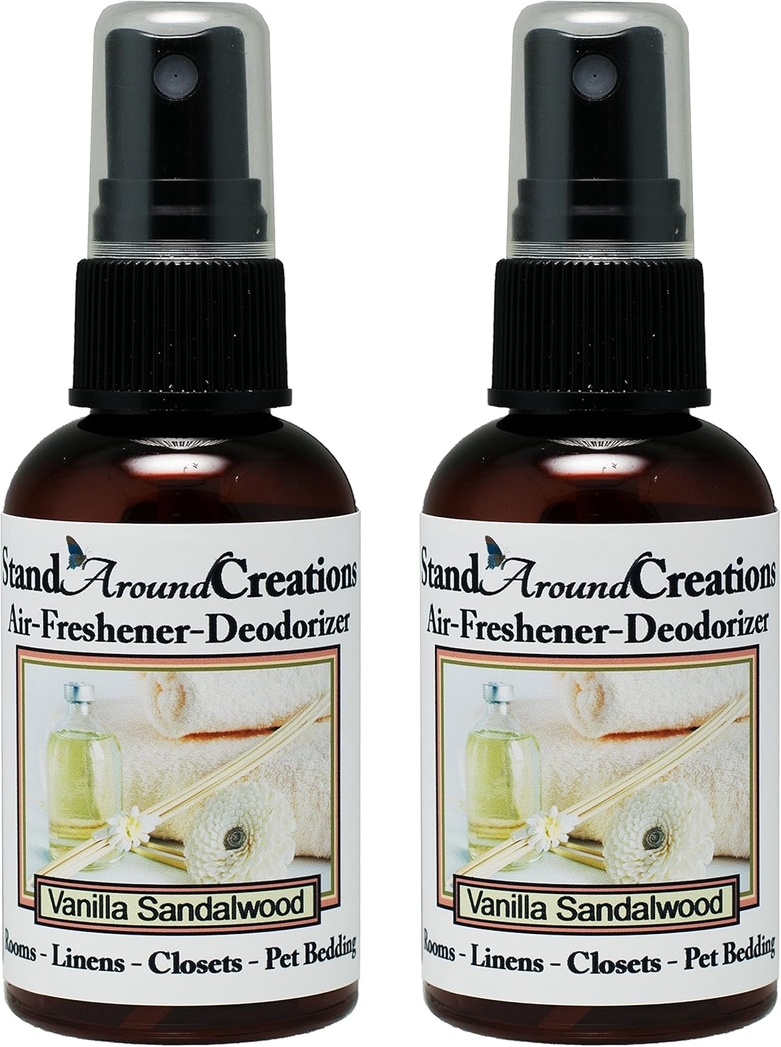 Set of 2 Concentrated Vanilla Sandalwood Air Freshener